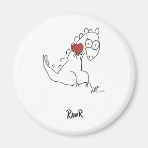 Rawr dinosaur! magneet