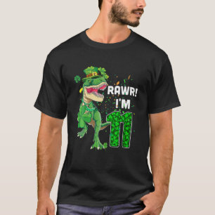 Rawr ik ben 11-jarige T Rex Dinosaur Birt T-shirt
