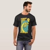 Rawr ik ben 8-jarige jongens 8e verjaardag Dino Ap T-shirt (Voorkant volledig)