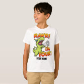 Rawr ik ben Vier Dinosaur T-shirt (Voorkant volledig)