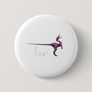 Rawr Pink Dinosaur Ronde Button 5,7 Cm