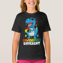 Rawrsomally Different Dinosaur Autism Awareness