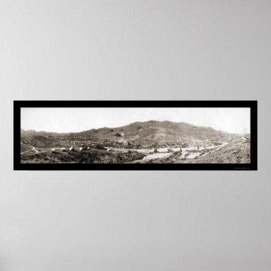 Ray, AZ Hercules Mine Foto 1909 Poster (Voorkant)