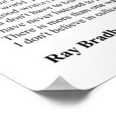 Ray Bradbury Quotes Poster (Hoek)
