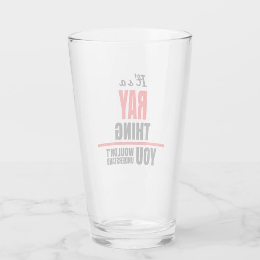 Ray ding dat je niet zou begrijpen naam glas (Achterkant)