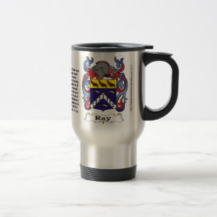 Ray Family Coat of Arms Travel Mug Reisbeker