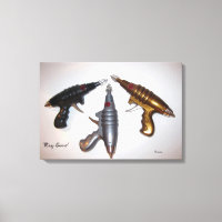 Ray Guns Art sur toile