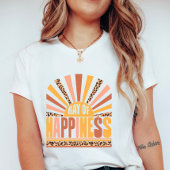 Ray of Happiness, Retro Sunshine Summer T-shirt