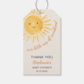 Ray of Sunshine Baby shower Cadeaulabel (Voorkant)