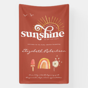 Ray of Sunshine Boho Baby shower Spandoek