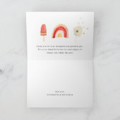 Ray of Sunshine | Carte de remerciements d'été Boh (Intérieur)