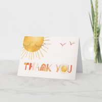 Ray of Sunshine | Carte de remerciements d'été Boh