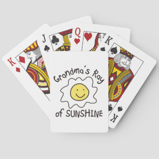 Ray of Sunshine Pokerkaarten