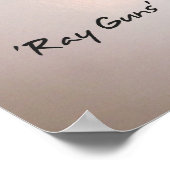 Ray Pistool Poster (Hoek)