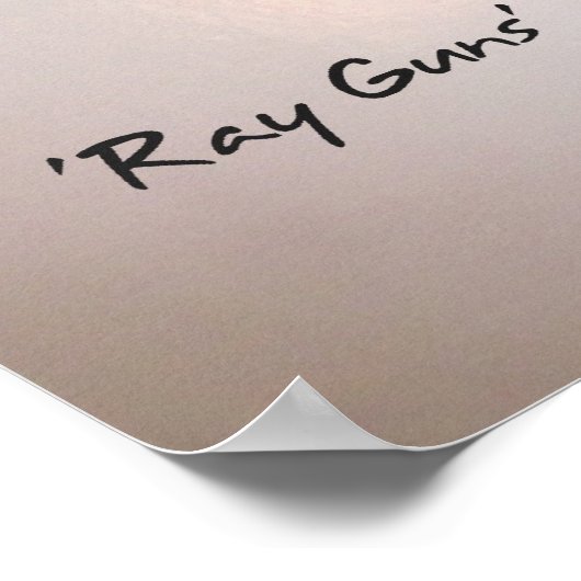 Ray Pistool Poster (Hoek)