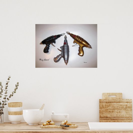 Ray Pistool Poster (Keuken)