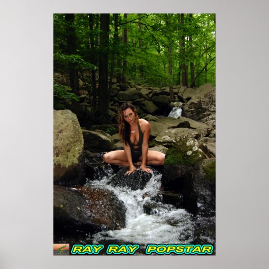 Ray Popstar Waterfall#4 Poster (Voorkant)