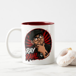 Ray Rahl koffiemok Tweekleurige Koffiemok
