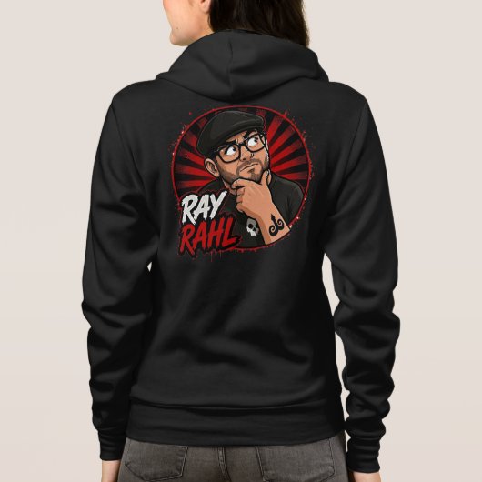Ray Rahl ritssluiting Hoodie (Achterkant)