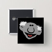 Ray Reviewen Square Ray Badge Vierkante Button 5,1 Cm (Voorkant /achterkant)