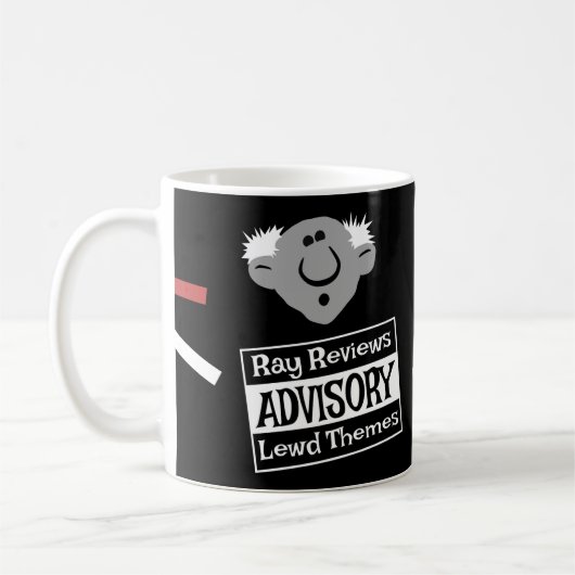 Ray Reviews Lewd Thèmes Mug (Gauche)