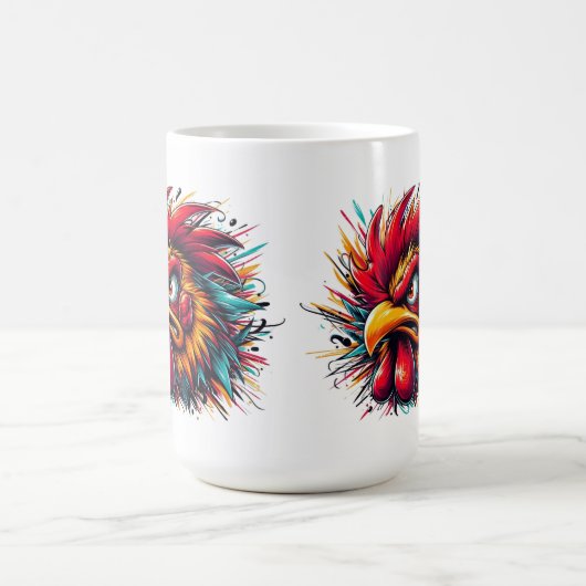 "Ray the Fierce Rooster" Mug (Centre)