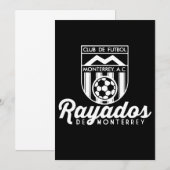 Rayados De Monterrey Mexico Retro 86 Futbol Soccer (Voorkant / Achterkant)