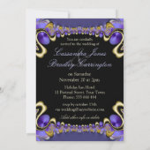 Rayalina: Paarse zwarte gouduitingen Kaart (Achterkant)