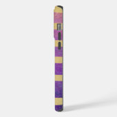 Rayé de violet et d'or métallisé (Côté gauche)
