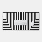 Rayé noir et blanc (Clavier et souris)