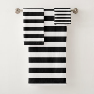 Rayé noir et blanc moderne