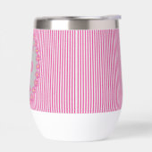 Rayé rose bonbon  (Gauche)