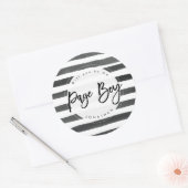 rayé serez-vous mon autocollant garçon page (Enveloppe)