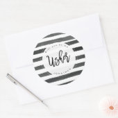 rayé serez-vous mon autocollant usher (Enveloppe)