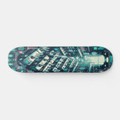 "Raygun Gothic Advanced Science Lab Deck" Skateboard (Horizontaal)