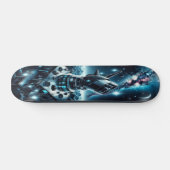 "Raygun Gothic Astronomical Observatory Deck" Skateboard (Horizontaal)