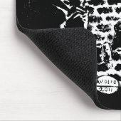 Raygun Noir muispad, kunstwerk van Michael Avolio Muismat (Hoek)