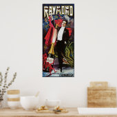 Raymond The Great ~ Magicia  Magic Act Poster (Keuken)