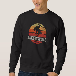 Raymondville TX Antieke Country Western Retro Trui