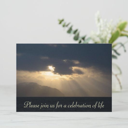 Rayon de faire-part de cérémonie commémorative de (Debout devant)