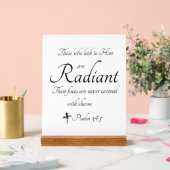 Rayon en lui Symbole acrylique avec bloc de bois (Mariage)