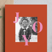 Rayonnant Joy Carte photo de vacances