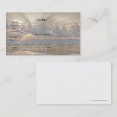 Rayons au coucher du soleil Carte de visite (Devant / Derrière)