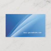 Rayons d'abrégé sur bleu de cartes de visite (Dos)