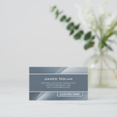 Rayons d'abrégé sur gris de cartes de visite (Debout devant)