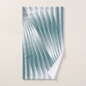 Rayons gris argenté (Serviette à main)