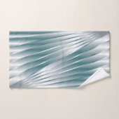 Rayons gris argenté (Serviette à main)
