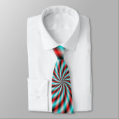 Rayons Turquoise et Rouge cravate (Attaché)