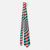 Rayons Turquoise et Rouge cravate (Dos)