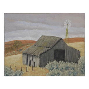Ray's Barn Print Foto Afdruk